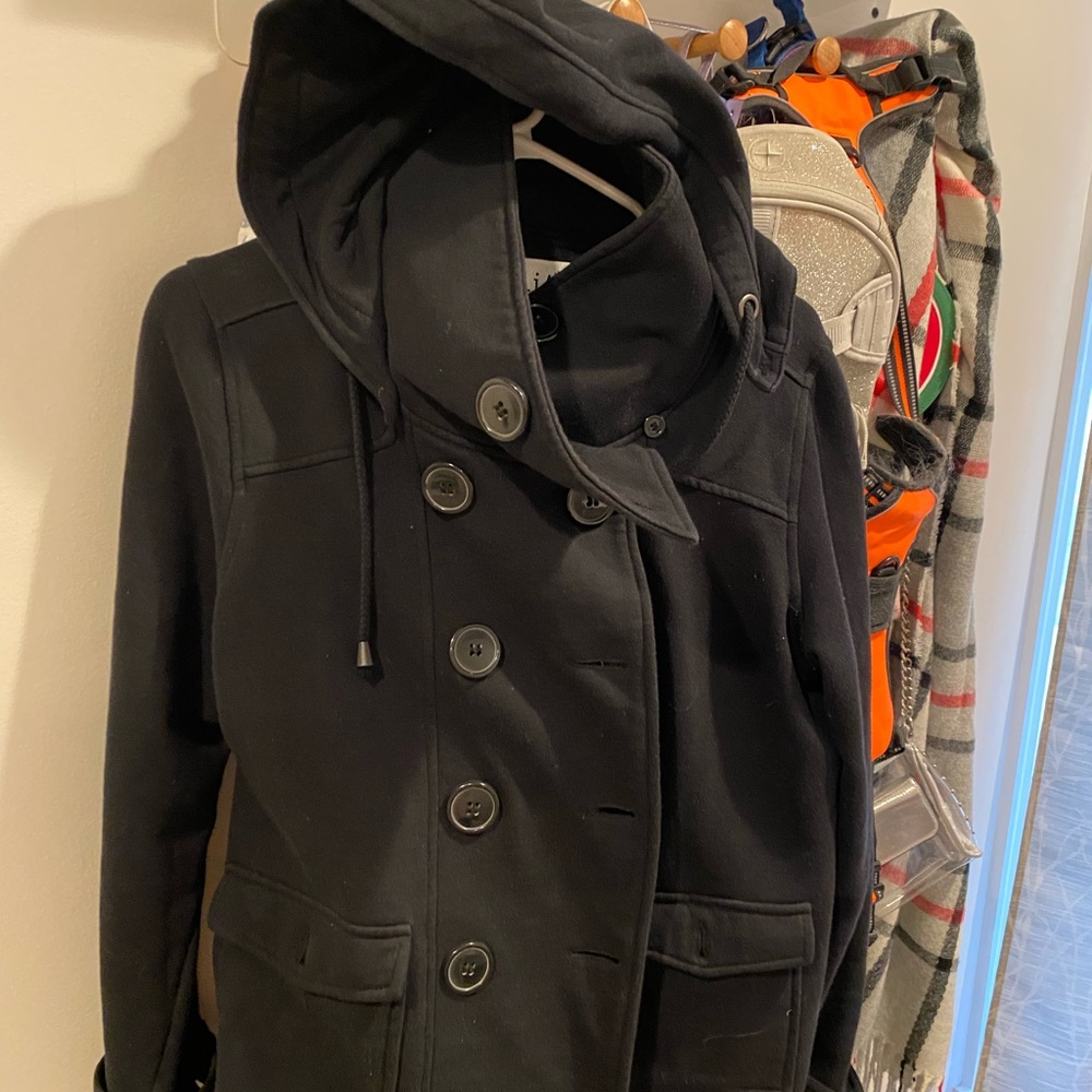 Sweatshirt pea coat